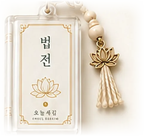 NFC 법전 키링 (불교)
